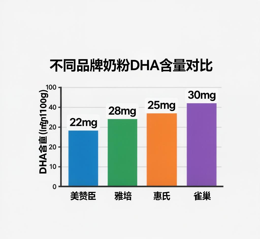 哪款一段奶粉DHA含量高